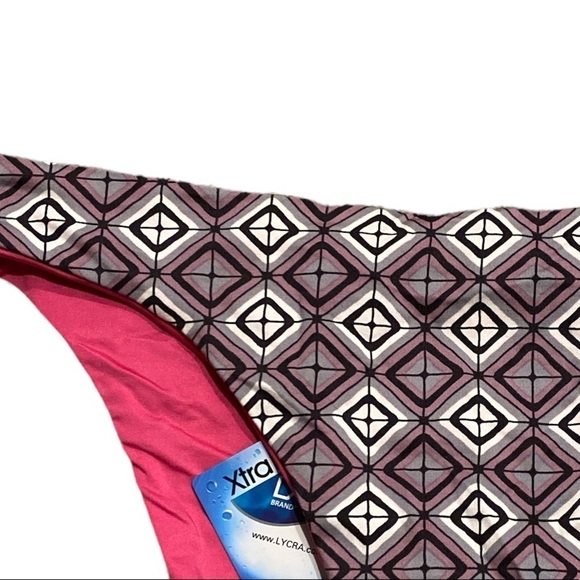 La Perla Bikini Bottom NWT Pink Gray Black Size 8 - Picture 2 of 10